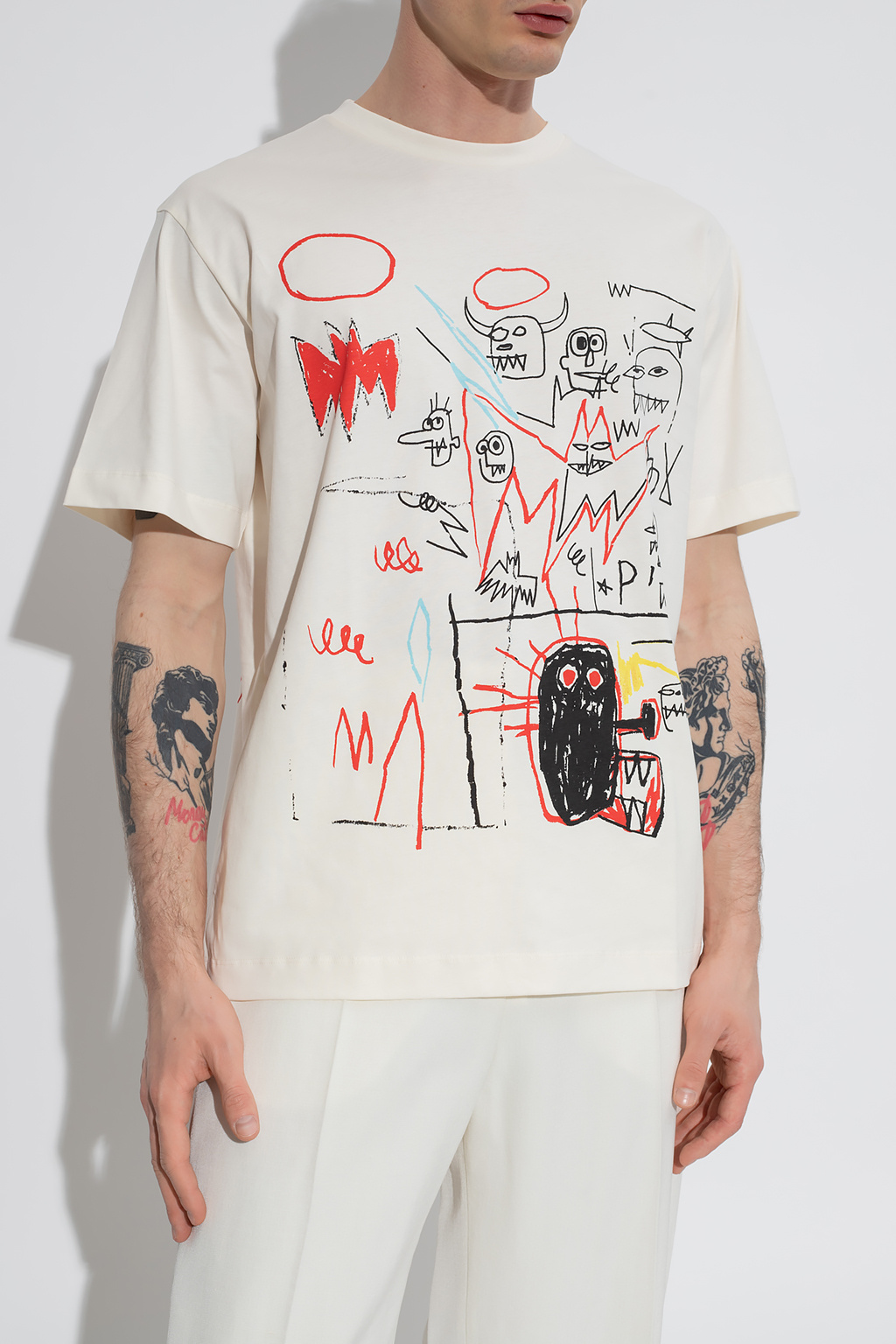 Basquiat x off clearance white